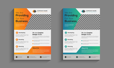 Flyer design Corporate business brochure or flyer design.