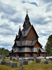 Fototapeta na wymiar old wooden church