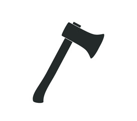 Axe icon. Wood axe vector design. 