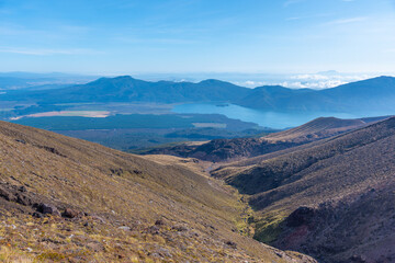 Lake rotoaira at New Zealand