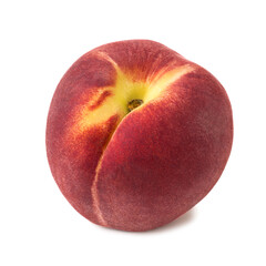 Peach isolated on white background
