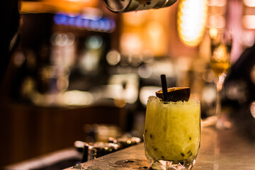 Passion fruit cocktail