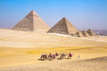 Great Pyramid of Giza, UNESCO World Heritage site, Cairo, Egypt.