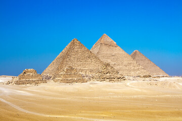 Great Pyramid of Giza, UNESCO World Heritage site, Cairo, Egypt.