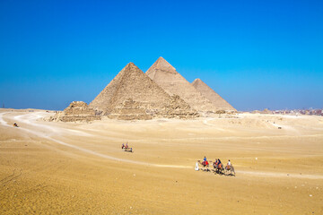 Great Pyramid of Giza, UNESCO World Heritage site, Cairo, Egypt.