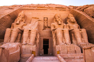 Abu Simbel temple, UNESCO World Heritage site, Aswan, Egypt.
