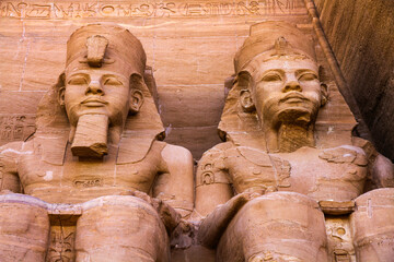 Abu Simbel temple, UNESCO World Heritage site, Aswan, Egypt.
