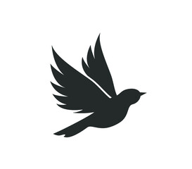 Bird icon. Bir vector logo. 