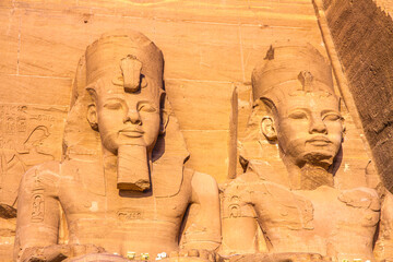 Abu Simbel temple, UNESCO World Heritage site, Aswan, Egypt.
