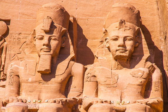 Abu Simbel temple, UNESCO World Heritage site, Aswan, Egypt.
