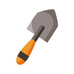 shovel tool detail style icon vector design