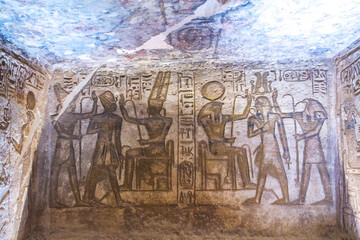 Abu Simbel temple, UNESCO World Heritage site, Aswan, Egypt.