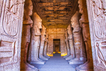 Abu Simbel temple, UNESCO World Heritage site, Aswan, Egypt.