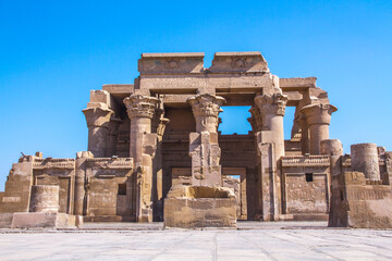Obraz premium Ancient temple of Kom Ombo, Aswan, Egypt.