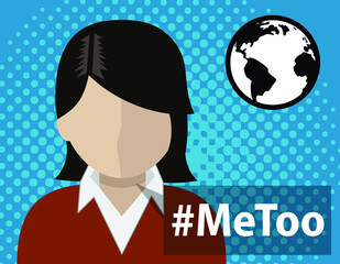 meto movement, news concept, vector illustration