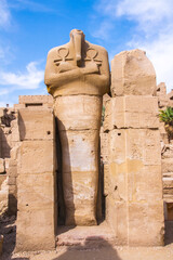 Ancient Karnak temple, UNESCO World Heritage site, Luxor, Egypt.