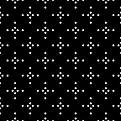 Circles seamless pattern. Dots ornament. Tribal image. Rounds background. Polka dot backdrop. Dotted motif. Digital paper, folk web design, abstract wallpaper, ethnic textile print. Geometric vector.