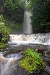 Fototapeta na wymiar Glencar waterfall Co. Leitrim, Ireland