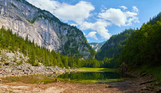 Lake Kammersee in the Austrian Alps.