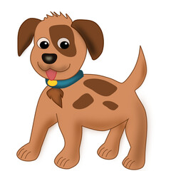 cagnolino marrone con macchie