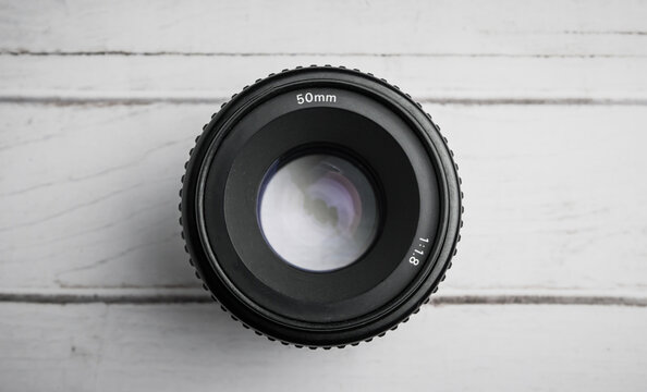 objetivo fotogr&aacute;fico 50mm nikon nikkonor anal&oacute;gico