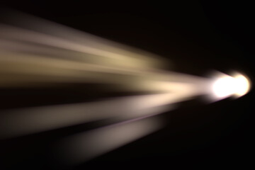 Abstract science fiction outer space and time travel concept background. long exposure.