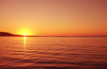 Obraz premium South Carolina early morning sunrise, USA.