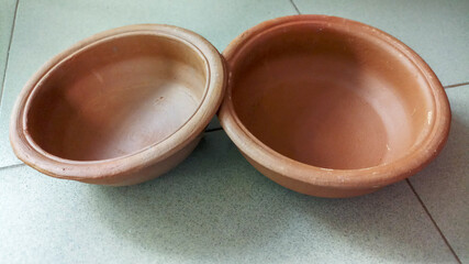 Clay cooking pot.New clay cooking pot for GAS COOKER.Thin clay source pan.