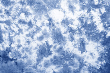 tie dye pattern hand dyed on cotton fabric abstract texture background.