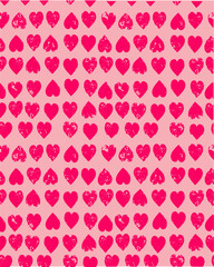 seamless pattern with hearts