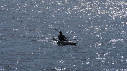Kayak in the water 