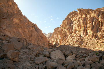 mountains in the desert near the city of Hurghada