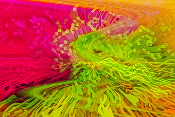 Abstract colorful background.3D Ilustration