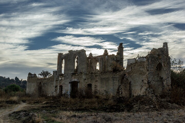 ruins of the church