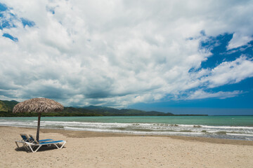 Tropical resort on Caribbean sea