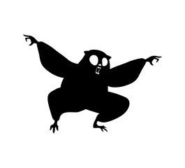 Creative design of wild animal illustration