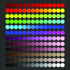 abstract background with colorful circles