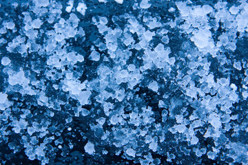 Fototapeta na wymiar Icy, cold blue abstract background