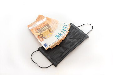 Covid-19 masks and money