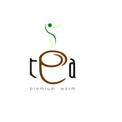 Creative  modern tea logo Vector Design