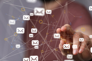 mail communication support contact concept service