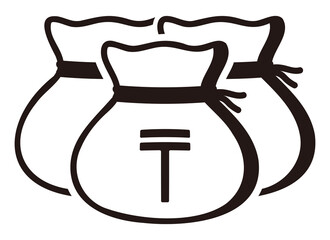 Money drawstring bag ( tenge )