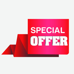 Special offer creative vector design
