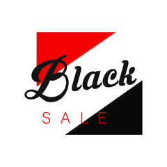 black sale friday banner , vector format