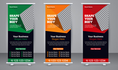 real estate, roll-up, business, promotion, banner, conference, marketing, display, stand, vector, design, vertical, roll, template, poster, ad, up, presentation, advertising, trade, board, layout, abs
