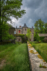 Fototapeta na wymiar Ardèche, château de Labro