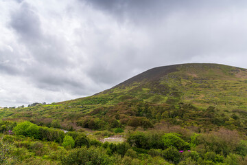 Fototapeta na wymiar View of Irish countryside, Gleensk, Republic of Ireland