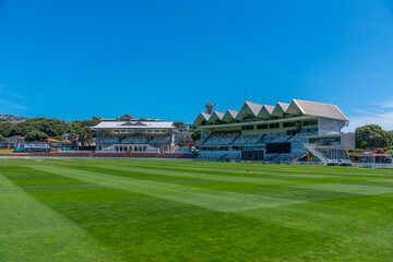 Basin reserve cricket field at Wellington, New Zealand