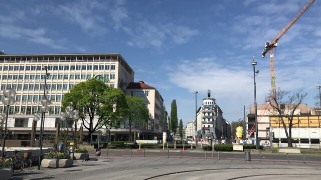 Stachus in M&uuml;nchen ohne Menschen