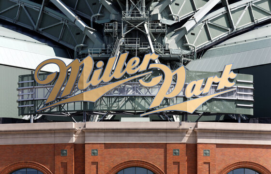 A View Of Miller Park, The Home Stadium Of The Milwaukee Brewers In Milwaukee, Wisconsin On June 3, 2013.